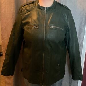 Plus size vegan leather  1x